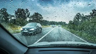 Slippy Dangerous Road: I Went Driving in Pennsylvania While Heavy Rain Alone “ Scary” 😱