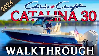 2024 Chris-Craft Catalina 30 with Seakeeper Ride - Full Walkthrough