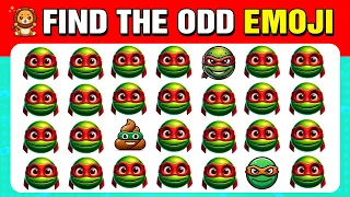 82 puzzles for GENIUS | Find the odd one out - Emoji Ninja Turtles 🐢😂