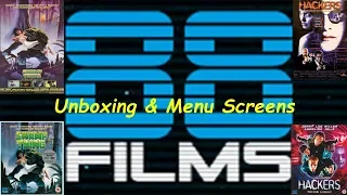 88 Films Unboxing & Menu Screens - Swamp Thing (1982) Hackers (1995)