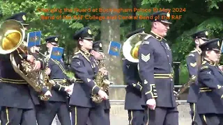 2 RAF Bands at Buckingham Palace 19 May 2024