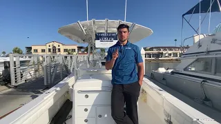 Regulator 31 center console video walkthrough Kusler Yachts