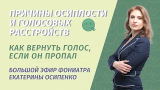 Фониатр отвечает. Спрашивайте. Запись прямого эфира 18 марта 2021 года