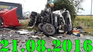 Подборка ДТП и Аварии до 21 08 2016 crash and accident