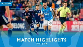 HIGHLIGHTS: Charlotte FC at New England Revolution