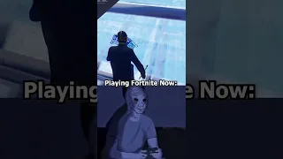 PLAYING FORTNITE THEN VS NOW