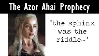 Azor Ahai Prophecy Examined/New Perspectives/ASOIAF Theory