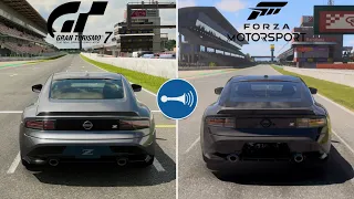 Gran Turismo 7 Vs FM 2023 Comparison - Nissan Z Performance [400Z] Engine Sound & Replay