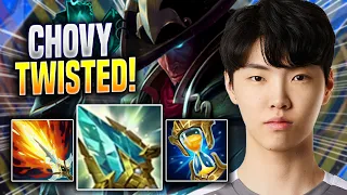 CHOVY IS SO CRAZY WITH TWISTED FATE! - GEN Chovy Plays Twisted Fate MID vs Zoe! | Preseason 2023