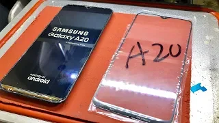 Galaxy A20 front glass replacement