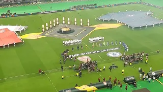 UEFA Europa League final 2019 Baku - The players entering the pitch