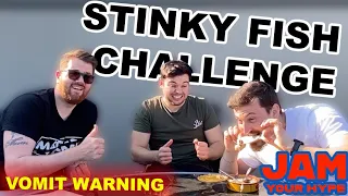 JAMyourhype tries SURSTRÖMMING CHALLENGE *VOMIT WARNING*