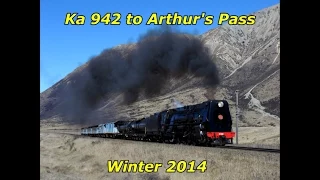 Ka 942 to Arthur's Pass Winter 2014 (HD)