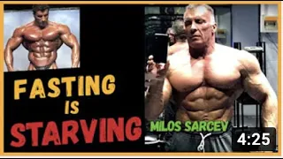 Milos Sarcev   Fasting is Starving = Losing Muscle !