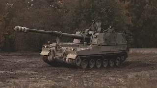 Finnish Army Armored Brigade K9 Thunder Self-Propelled Howitzer