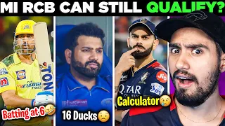 RCB & MI ka KYA HOGA? 😨 | How can they QUALIFY? 🥲 | CSK Qualified? | CSK vs MI