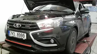 Lada Vesta Sport dyno test