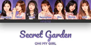 OH MY GIRL (오마이걸) - Secret Garden (Color Coded Lyrics Han/Rom/Ind)