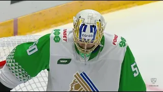 Сэйв Ежова головой / Ezhov saves with his goalie mask