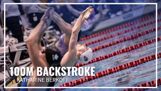 Katharine Berkoff Wins by .05 in 100M Backstroke | TYR Pro Swim Series Knoxville