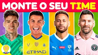 🔥 MONTE o seu TIME para disputar a LIGA DOS CAMPEÕES da EUROPA | Quiz de Futebol