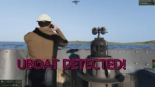 Part 1..Uboat! Pass Through Gibralter Strait First Person. 100% Realsm