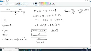 Elektrik projelerinde kablo kesit hesabı