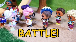 LOL SURPRISE DOLLS Battle During Recess!