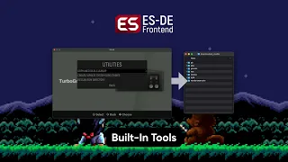 ES-DE: Built-in utilities to set up & clean up your game library