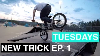 LEARNING FOOTJAMS ON A BMX! // New Trick Tuesdays EP 1