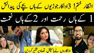 Wow Maa Sha Allah🔥😍 Famous Pakistani 3 Couples Blessed With Babies