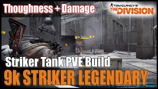 The Division | 9K STRIKER LEGENDARY MISSION RUN | Striker Legenary PvE build - Gameplay