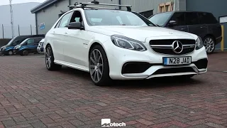 Wider ! Merc E63 amg with wheel spacers Motech performance