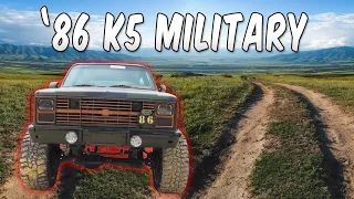 Military '86 K5 Blazer goes OFF-ROADING!