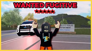 ERLC: Fugitive On The RUN!! 5 Star Criminal in Liberty County | Roblox Roleplay