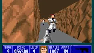 Wolfenstein 3D - E6F9 (I Am Death Incarnate!, 100% Kills, 100% Secrets)