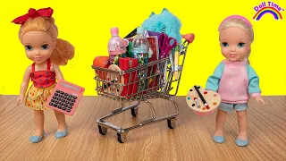 Elsa & Anna Huge School Supplies Haul -Tic Tac Toy XOXO Surprise Toys