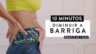 Treino de 10 Minutos para DIMINUIR A BARRIGA em 7 dias - Carol Borba