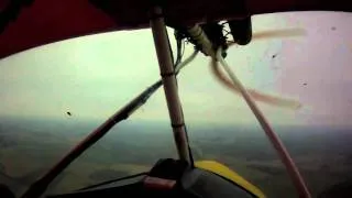 A flight in a Cyclone AX3 Microlight