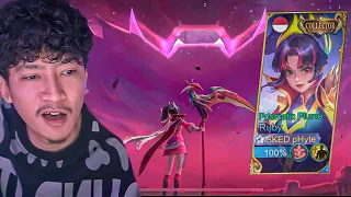 REVIEW SKIN RUBY COLLECTOR !! WARNA & EFEK NYA SANGAT ANGGUN !! - Mobile Legends