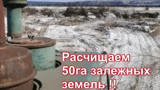 Возвращаем 50га залежной земли в оборот. Это вам ни мульчер)