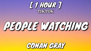 Conan Gray - People Watching (Lyrics) [1 Hour Loop] [TikTok Song]