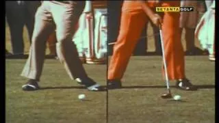 Gay Brewer and Billy Casper: Footwork and Hip Slant