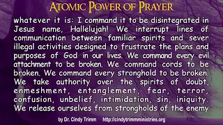 Atomic Power of Prayer by Dr Cindy Trimm!