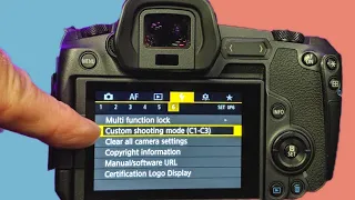 Canon EOS R Custom Shooting Modes for Video (plus EOS R slow motion settings!)