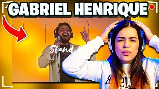 Vocalist REACTS TO - GABRIEL HENRIQUE - STAND UP (COVER)