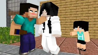 Minecraft but Herobrine Family Broke Up | Sad Story with Happy Ending Animation