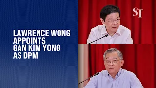 Gan Kim Yong promoted to DPM in Lawrence Wong's new Cabinet