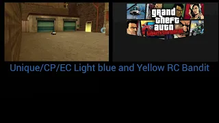 GTA LCS SV-  Unique/CP/EC Light blue and Yellow RC Bandit