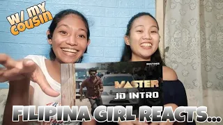 Master film JD intro scene Filipina Girl Reaction || Thalapathy vijay entry scene